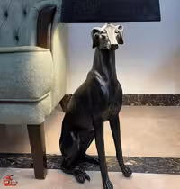 مجسمه آباژور سگ تازی