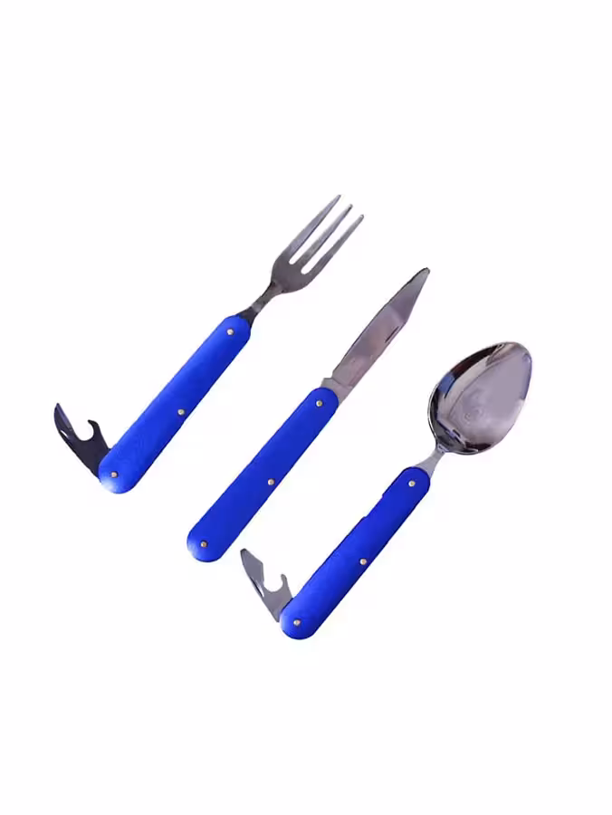 ست قاشق و چنگال و کارد تاشو