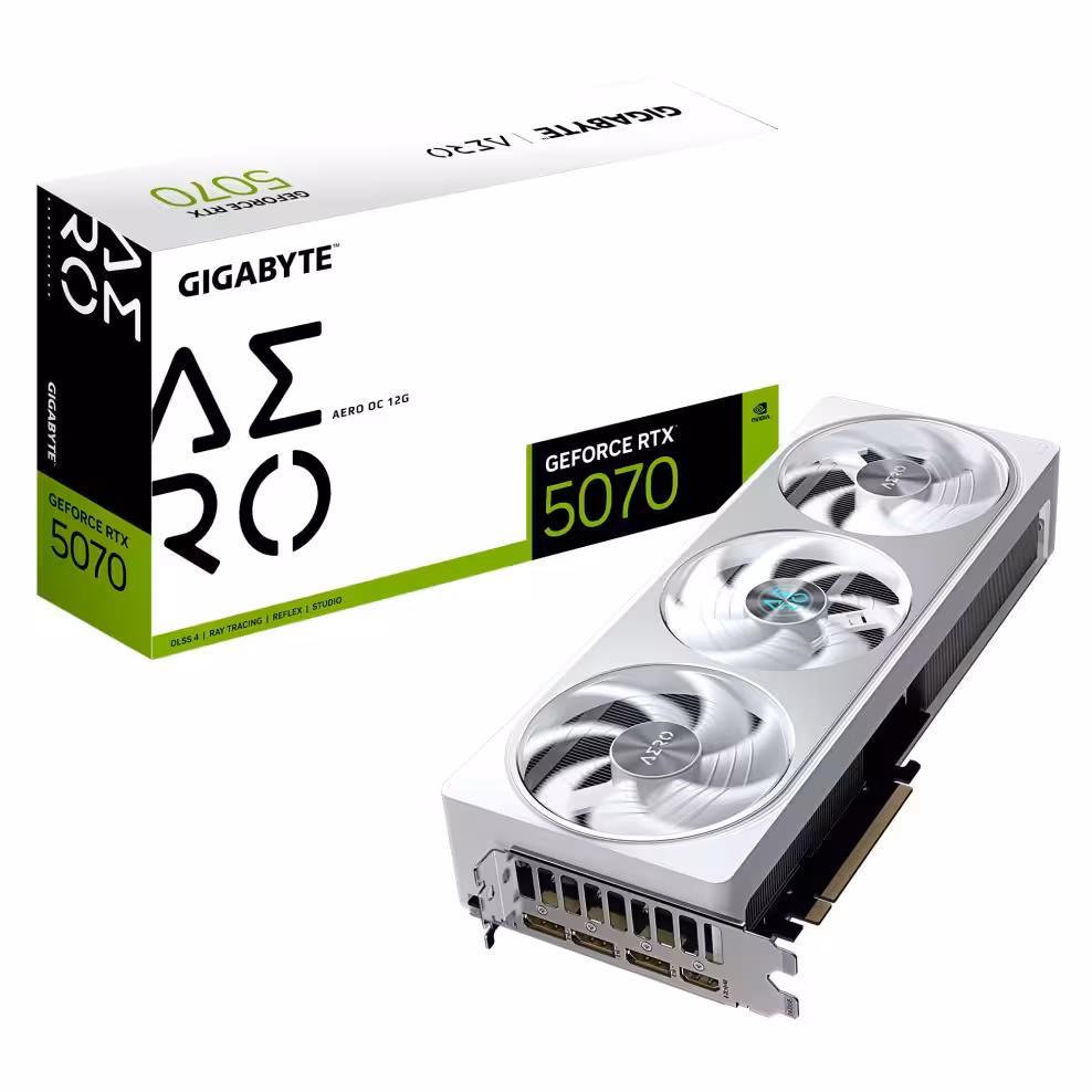 کارت گرافیک گیگابایت  RTX 5070 Aero OC 12G