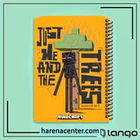 دفتر مدرسه طرح اندرمن ماینکرفت برند لانگو