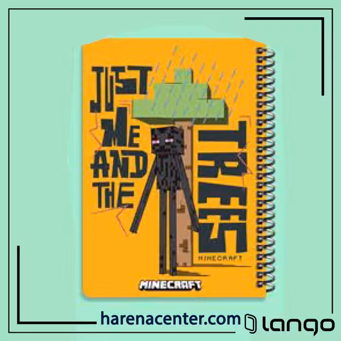 دفتر مدرسه طرح اندرمن ماینکرفت برند لانگو