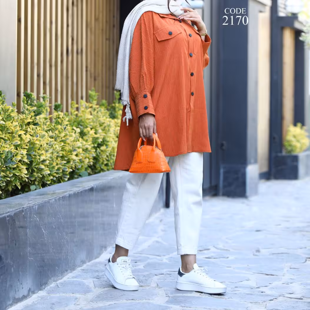 مانتو اسپرت شیک و خنک تا سایز 52