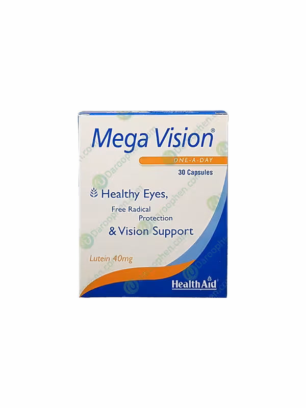 کپسول مگا ویژن هلث اید 30 عدد – Health Aid Mega Vision 30 Caps