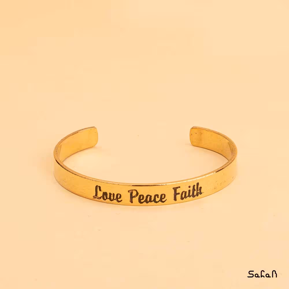 دستبند النگویی هندی طلایی