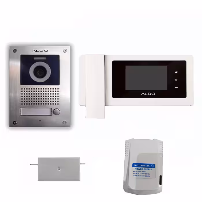 دربازکن تصویری آلدو مدل 414touchV1 مجموعه 4 عددی | چاوه