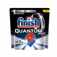 قرص ظرفشویی FINISH QUANTOM MAX بسته 65 عددی