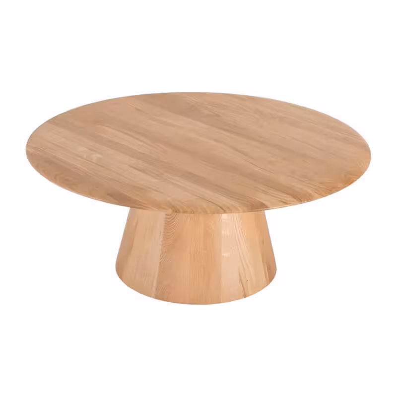 میز جلومبلی اپرا تمام چوب قطر 70 نظری