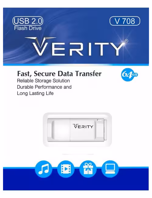 فلش مموری وریتی مدل V708 ظرفیت 64 گیگابایت