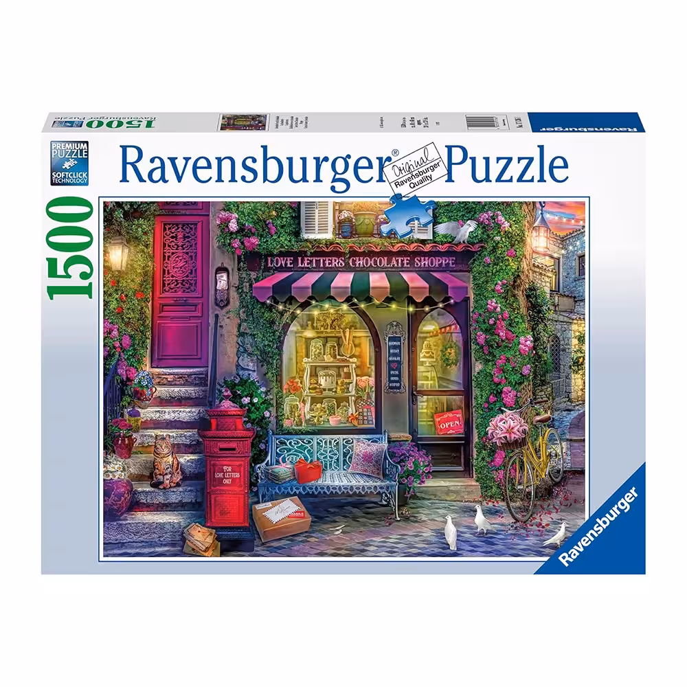 پازل 1500 تکه رونزبرگر طرح نامه‌های عاشقانه شکلات فروشی