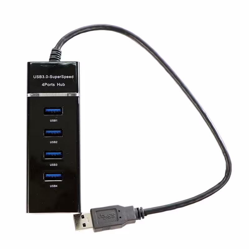 هاب 4 پورت USB30 مدل 303 با کابل 30سانتی مترUSB30 4Port HUB 303