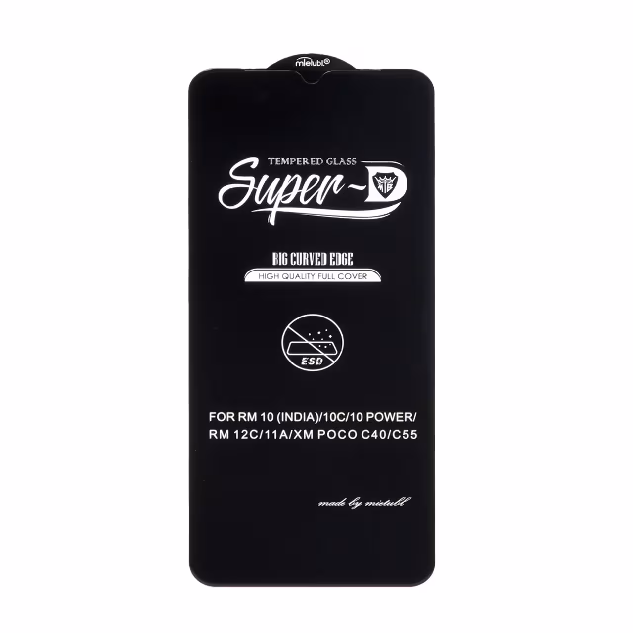 گلس سوپر دی   Super D  Glass   مدل    MI 10C/MI 12C/Poco C40/Redmi A3    ( فاقد گارانتی )