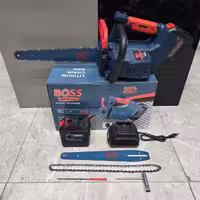 اره زنجیری شارژی 30 و 40 سانت صنعتی 20 سلول دو ساطور مدل 5-321 باس مدل