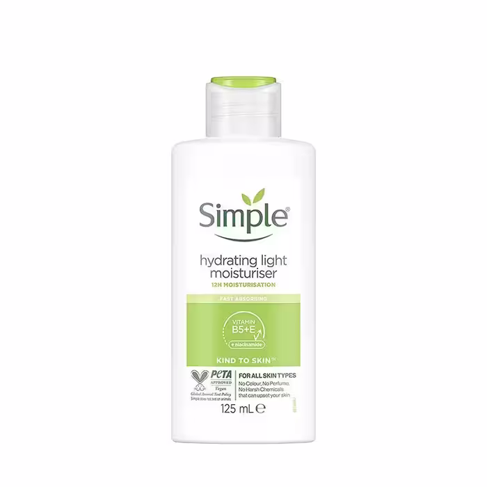کرم آبرسان و مرطوب کننده هیدراتینگ لایت انواع پوست سیمپل Simple
