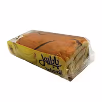 رول کیک اسفنجی با مغزی کرم شیری با طعم موز بابانا 85 گرمی