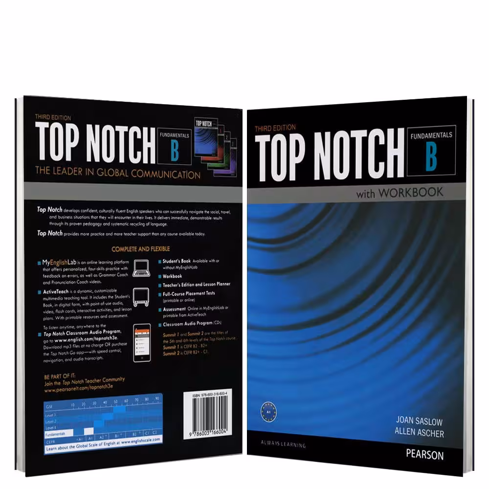 کتاب Top Notch 3rd Edition Fundamental B به همراه CD
