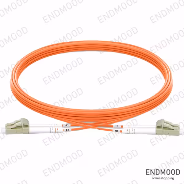 پچ کورد فیبر نوری 5 متری نگزنس LC-LC داپلکس مالتی مود Nexans