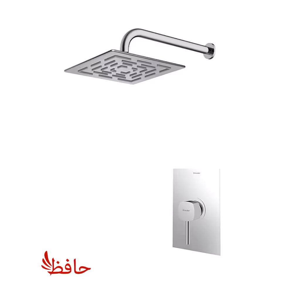 شیر حمام توکار شودر مدل رومر کروم تیپ 1 BRASS