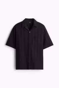 پیراهن بلوز دکمه دار مردانه بافت یقه مناسب است H&M