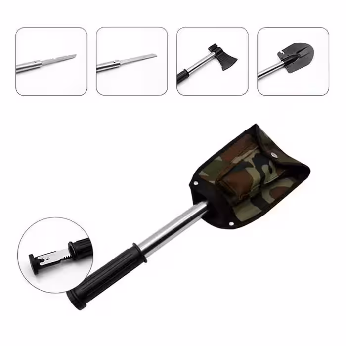 بیلچه و تبر چند کاره مسافرتی | amazonchi