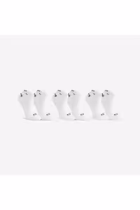 جوراب سفید دو و میدانی کودکان KIPRUN 3 دوبله Decathlon