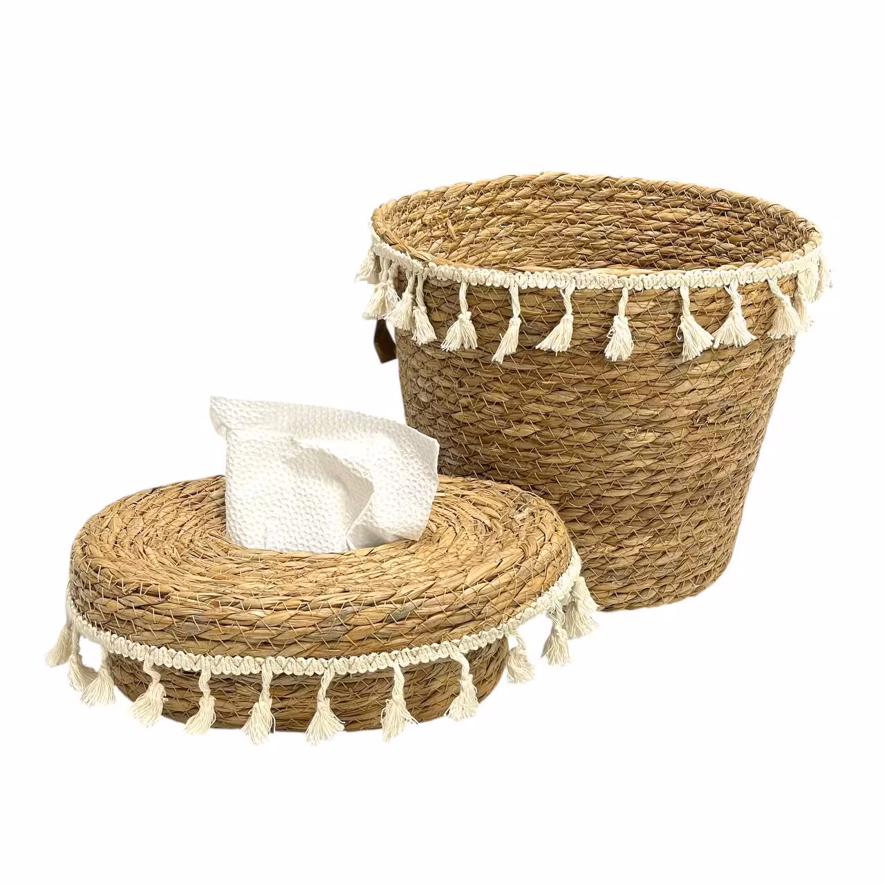 ست سطل و جادستمالی حصیری کد 2