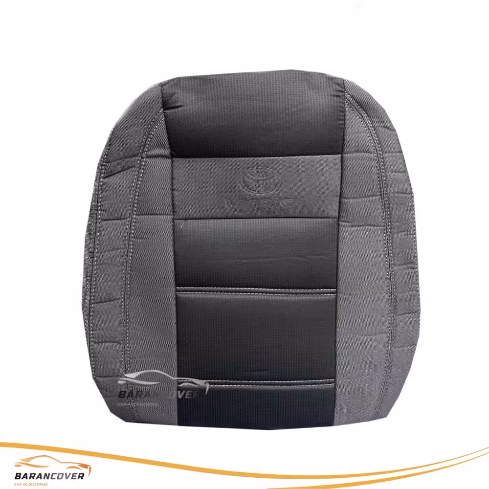 روکش صندلی تویوتا یاریس 2007–2011 پارچه رنگ طوسی