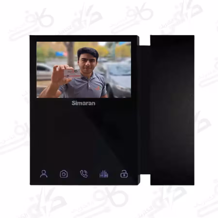 مانیتور لمسی 4.3 اینچ بدون حافظه مدل 46TK مشکی سیماران