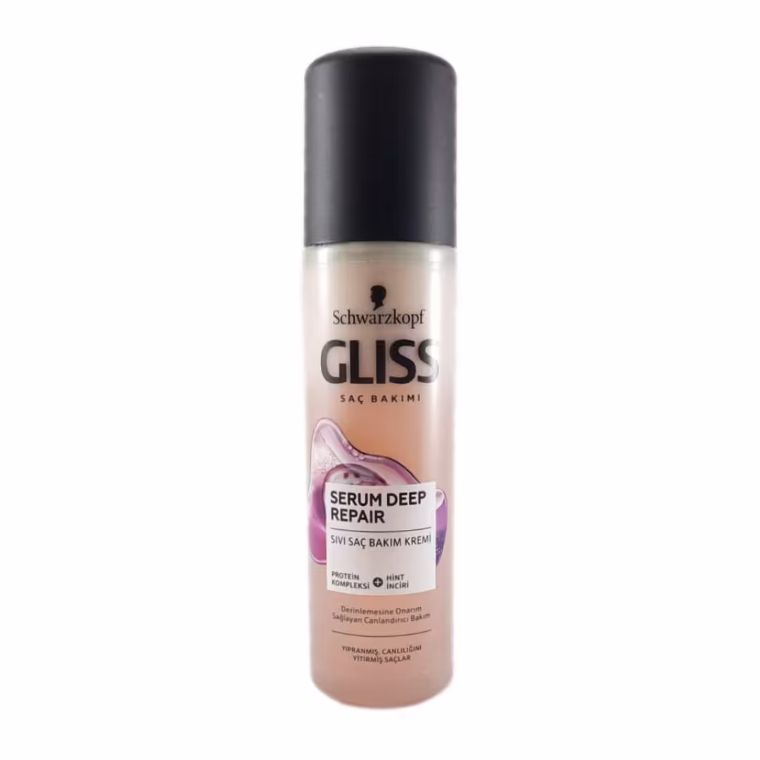اسپری مو گلیس شوارتسکف مخصوص موهای آسیب دیده و کدر GLISS SERUM DEEP REPAIR