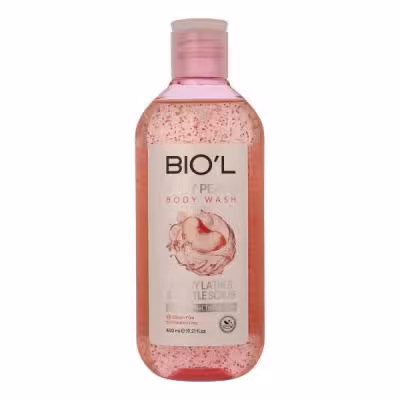 شامپو بدن بیول مدل Silky Peach با رایحه هلو مناسب برای پوست چرب و معمولی حجم 400 میلی لیتر