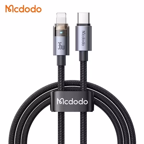 کابل شارژ تایپ سی به لایتنینگ 1.2 متر مک دودو Mcdodo Type-C To Lightning Charging Cable CA-6940