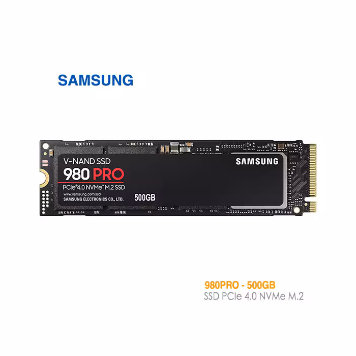 حافظه اس اس دی 500 گیگابایت سامسونگ PCIe 4.0 NVMe M.2 980 Pro