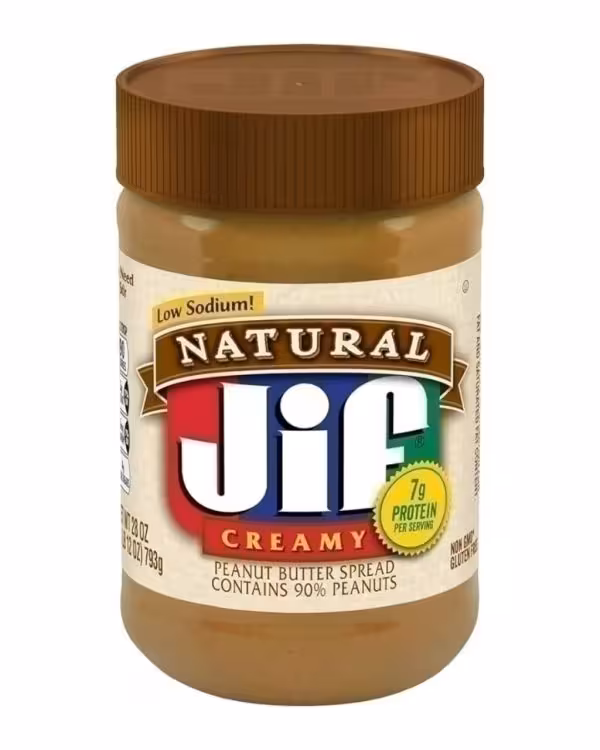 کره بادام زمینی جیف رژیمی (کم نمک – بدون گلوتن)