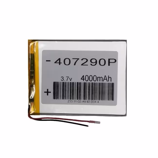 باتری لیتیوم پلیمر ظرفیت 4000mAh سایز 4*72*90 میلی متر