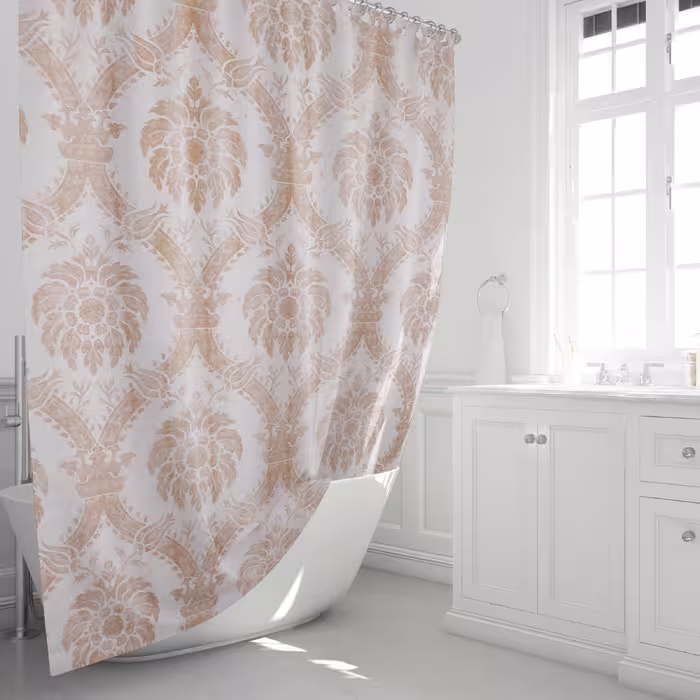 پرده حمام پیسو مدل BZ 55 سایز 180x200 سانتی متر
