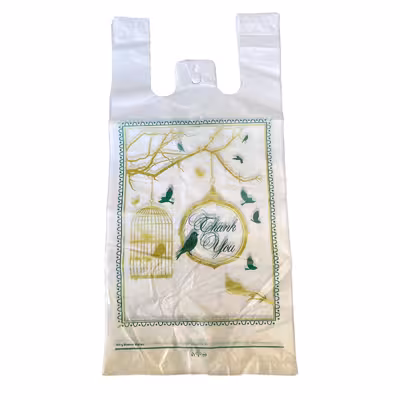 کیسه خرید مدل دسته دار سایز بسته 100 عددی