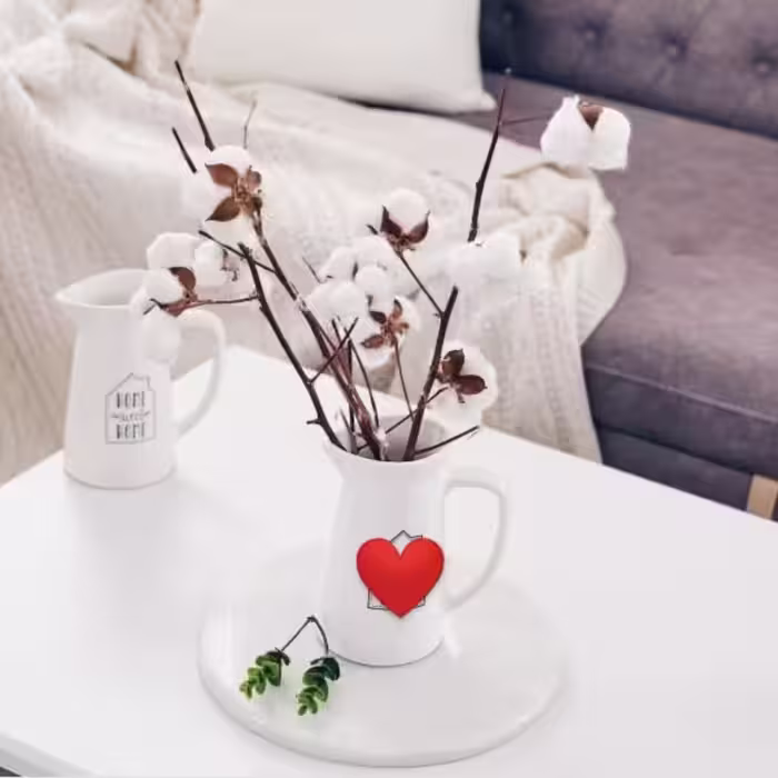 گلدان دکوری مدل home sweet2