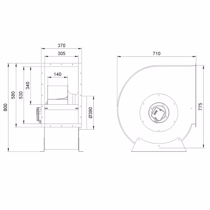 سانتریفیوژ دمنده مدل BEB-50-14R6S