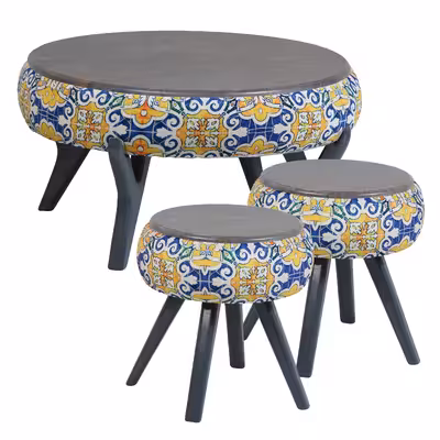 میز پذیرایی مدل AK-73 مجموعه 3 عددی