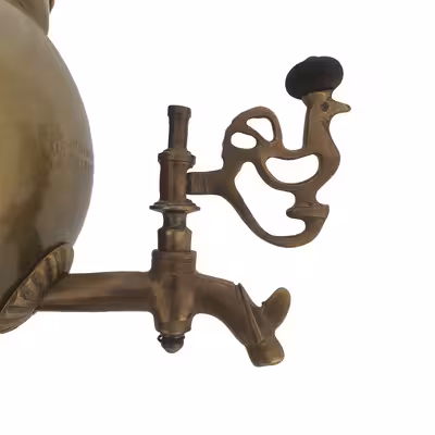 سماور زغالی عبدی مدل کلاسیک گنجایش 5 لیتر