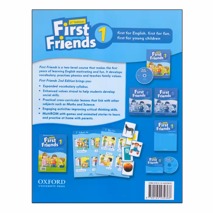  کتاب First Friends 1 Second Edition اثر Susan Lannuzzi انتشارات الوندپویان
