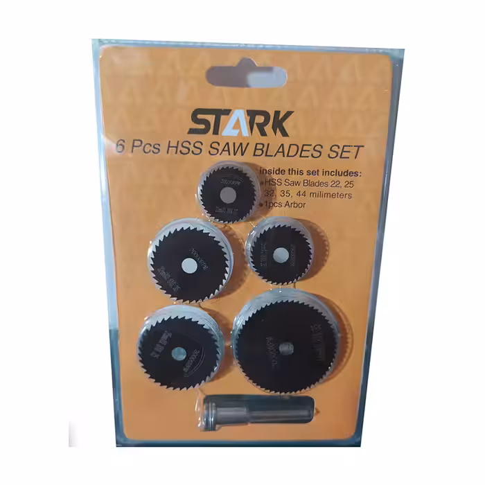 صفحه برش سر دریلی استارک مدل ST 87 مجموعه 6 عددی