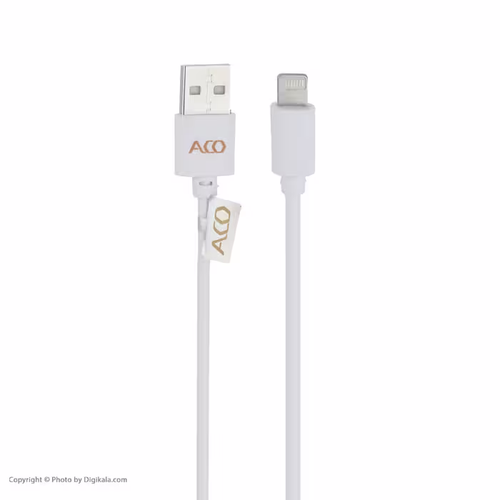کابل تبدیل USB به لایتنینگ آکو مدل Ci01 طول 1 متر