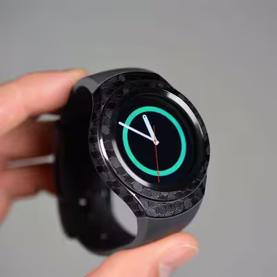 برچسب ماهوت طرح Honey-Comb-Circle مناسب برای ساعت هوشمند سامسونگ Galaxy Gear S2