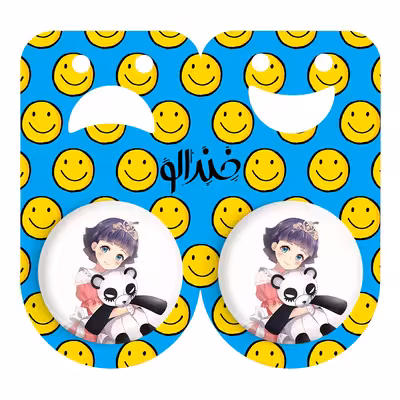 پیکسل خندالو مدل هیماواری اوزوماکی انیمه بوروتو کد 13155 به همراه مگنت