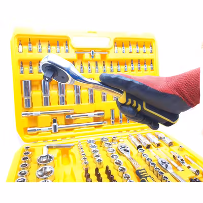 مجموعه 172 عددی  آچار بکس جغجغه ای مدل OK-172S