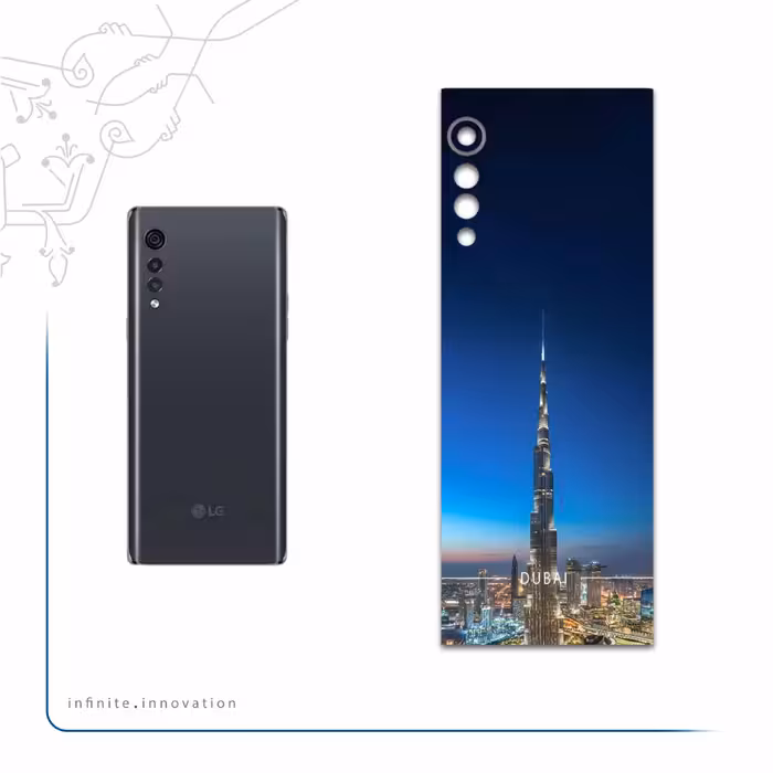 برچسب پوششی ماهوت مدل Dubai-City مناسب برای گوشی موبایل ال جی Velvet 5G