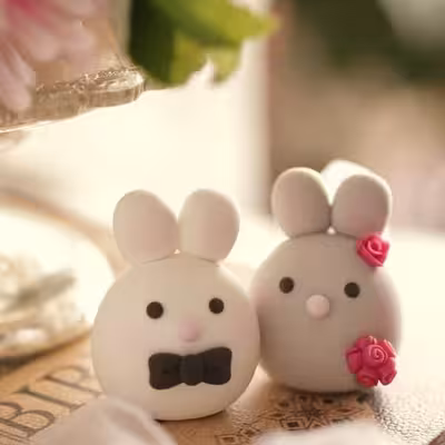 قالب فوندانت مدل خرگوش فانتزی سه بعدی