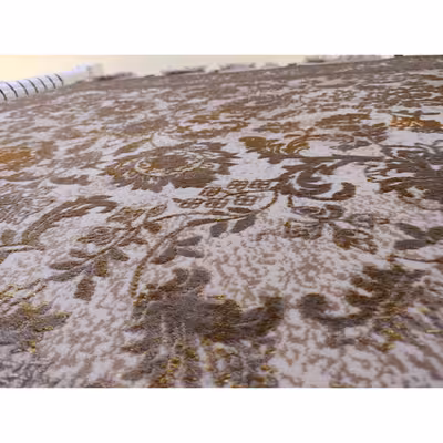 فرش ماشینی زمرد مشهد طرح پتینه مدل 2115