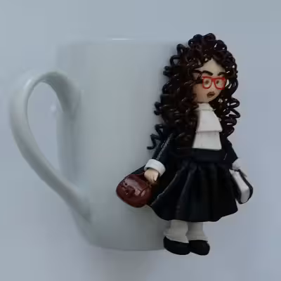 ماگ مدل دختر عروسکی A305