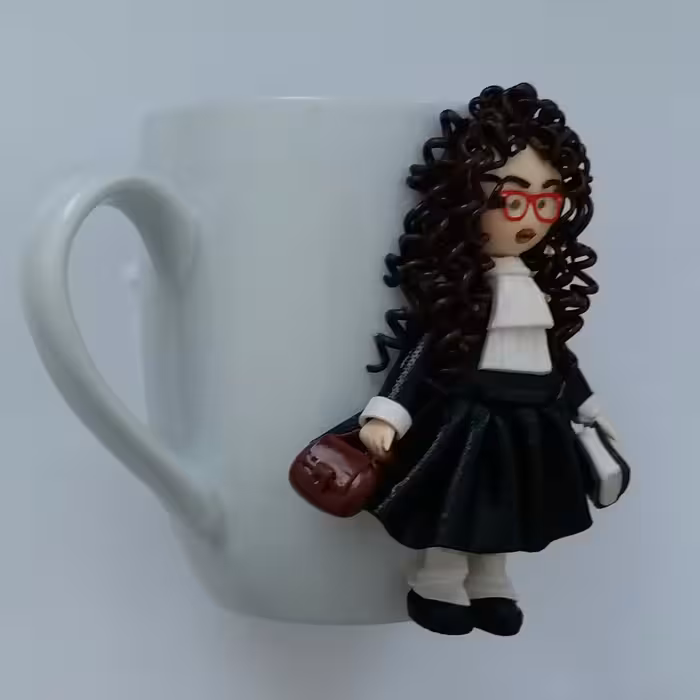 ماگ مدل دختر عروسکی A305